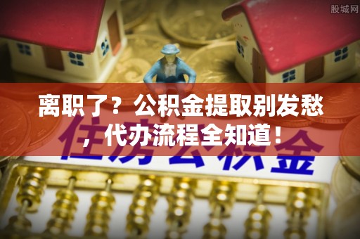 亭湖离职了？公积金提取别发愁，代办流程全知道！